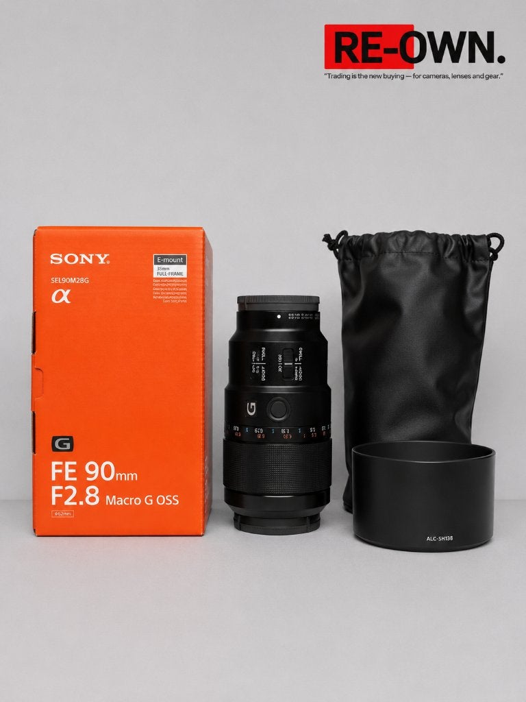 SONY FE 90MM F/2.8 MACRO G OSS | TOPSTAAT | DOOS | GARANTIE, 90 mm, Sony E-mount, Sony, ,