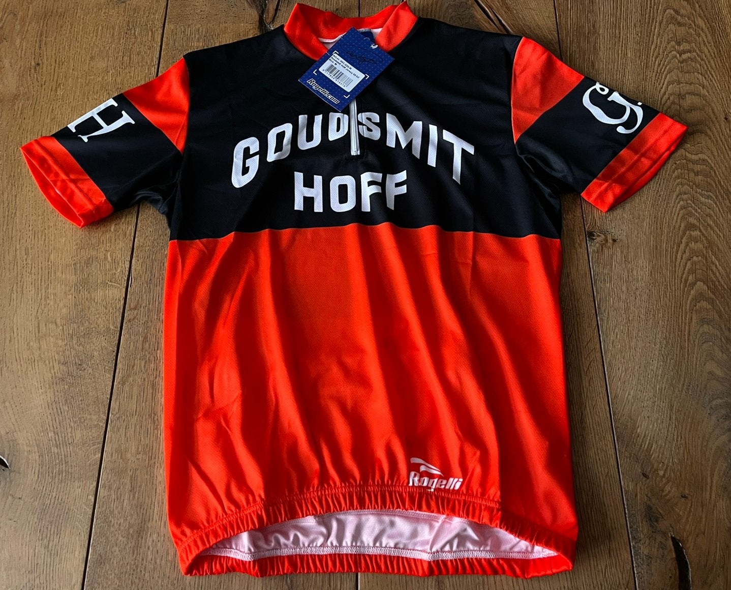 Rogelli Goudsmit-Hoff retro heren fietsshirt - M - nieuw, Nieuw, Ophalen of Verzenden, Bovenkleding, Heren