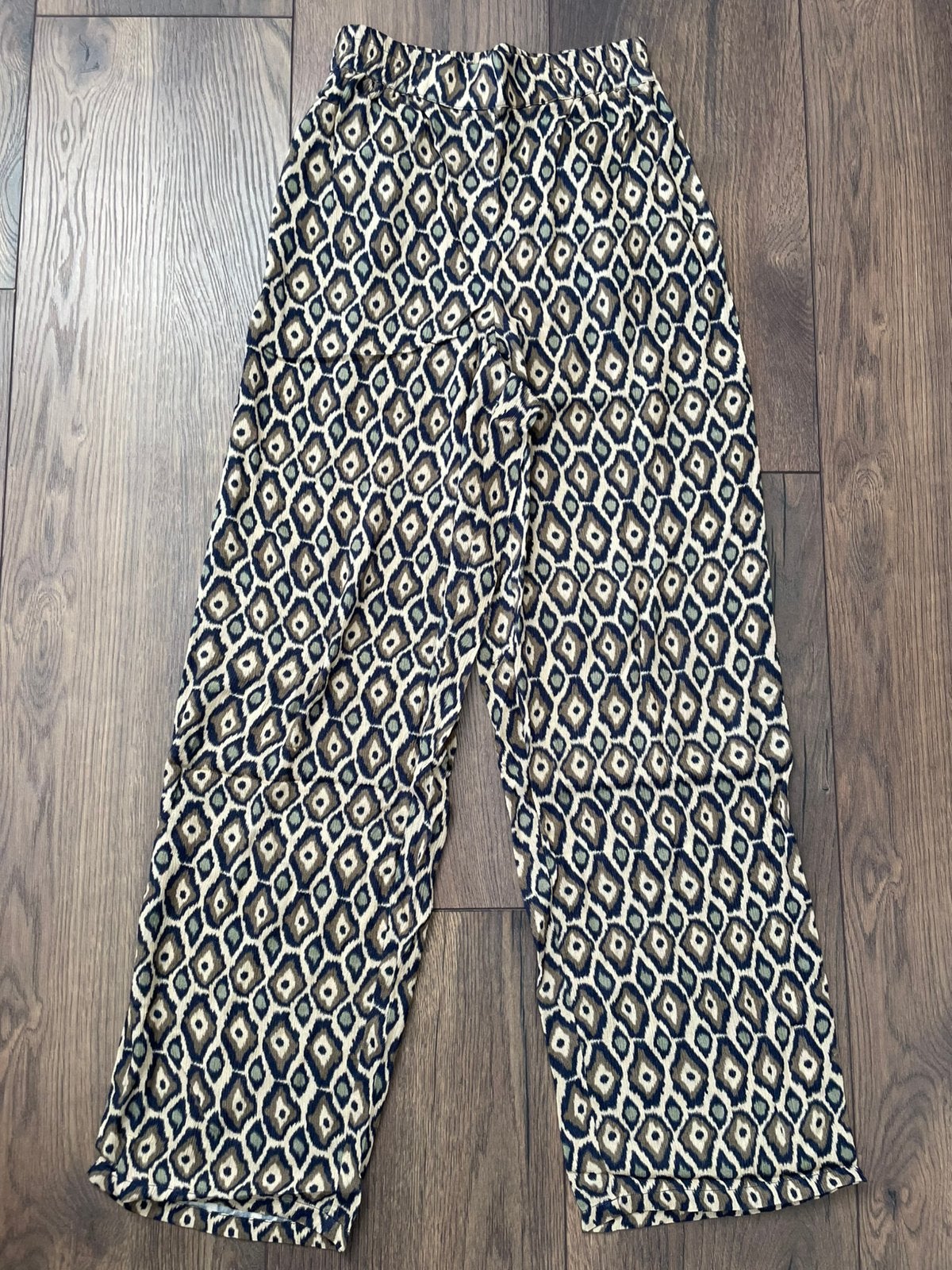 Broek met print - Be pure dutch, Kleding | Dames, Bruin, Nieuw, Ophalen of Verzenden, Maat 34 (XS) of kleiner