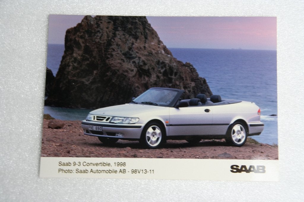 Persfoto Saab 9-3 Cabriolet (1998) (8), Ophalen of Verzenden, Nieuw, Overige merken