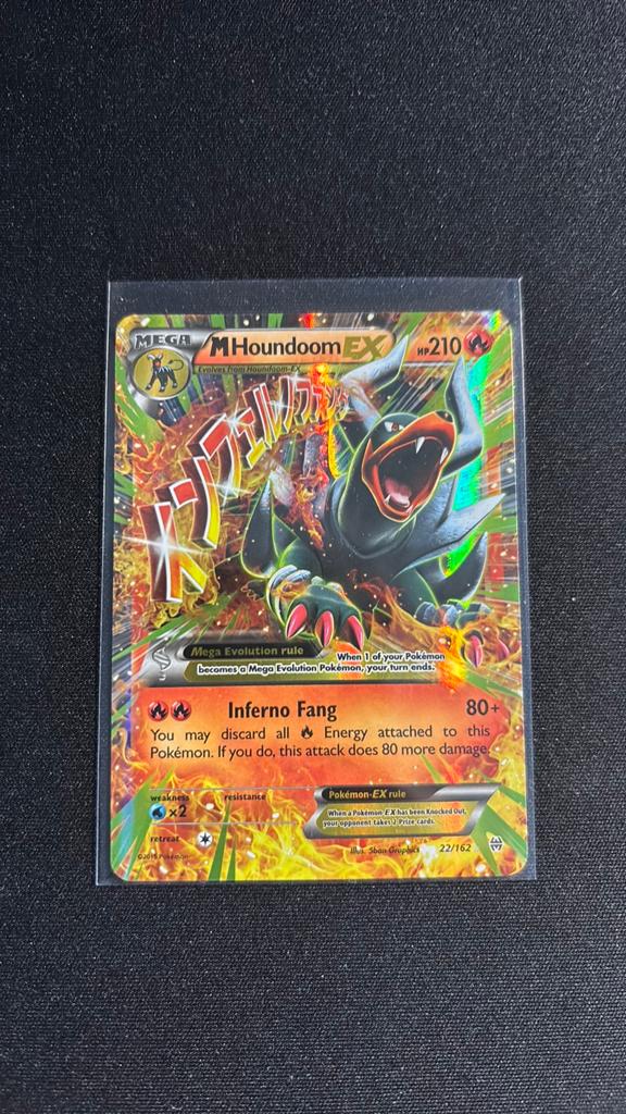 M Houndoom 22/162 | EXC/GOOD | BreakThrough, Ophalen of Verzenden, Zo goed als nieuw, Losse kaart, Foil