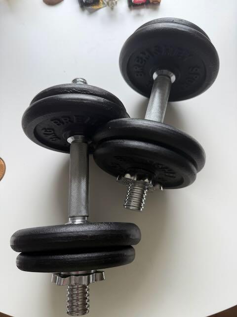 Bremshey verstelbare halter dumbbell set 2x 15kg, Sport en Fitness, Fitnessmaterialen, Ophalen, Zo goed als nieuw, Benen, Dumbbell