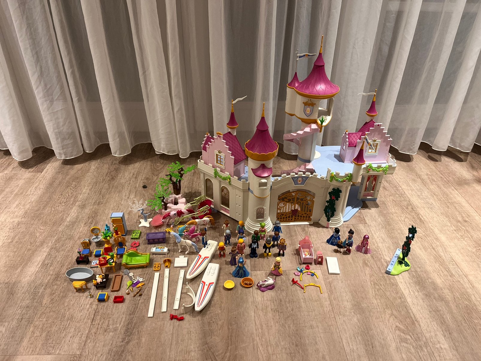 Playmobil Prinsessenkasteel met bewoners en meubels, Ophalen, Gebruikt, Jongen of Meisje