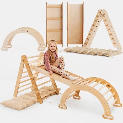 Goodevas 4-in-1 Klimrek Set - Zeer Nette Staat, Ophalen, Zo goed als nieuw, Glijbaan