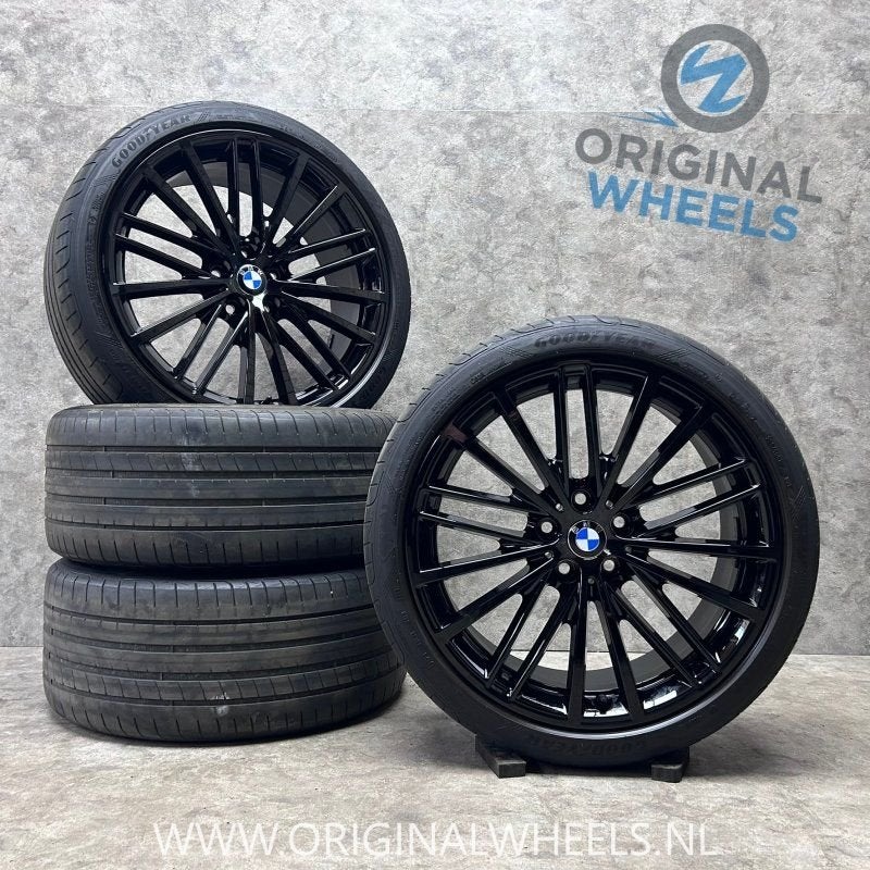19 inch originele velgen + zomerbanden BMW 3 serie style 635, 19 inch, -, -, Banden en Velgen