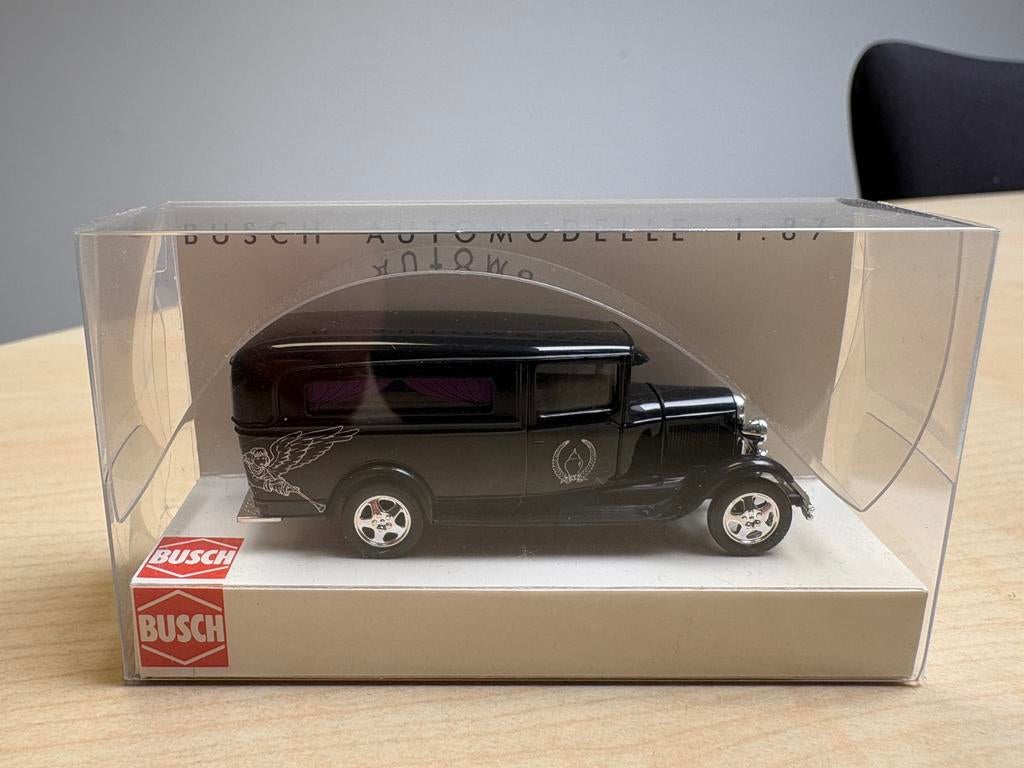 Busch 47721 Ford AA lijkauto 1:87, Ophalen, Zo goed als nieuw, Auto, Overige merken