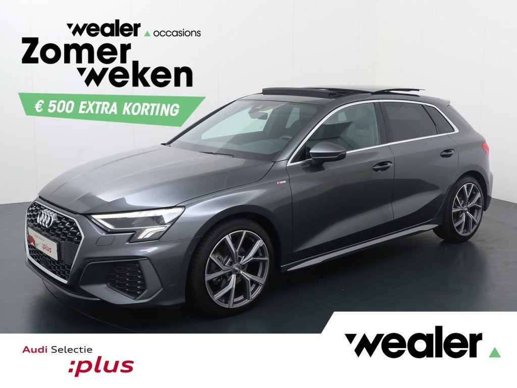 Audi A3 Sportback 35 TFSI S edition | 150 PK | Automaat | Pa, Auto's, Audi, 4 cilinders, Leder en Stof, Origineel Nederlands, Bedrijf