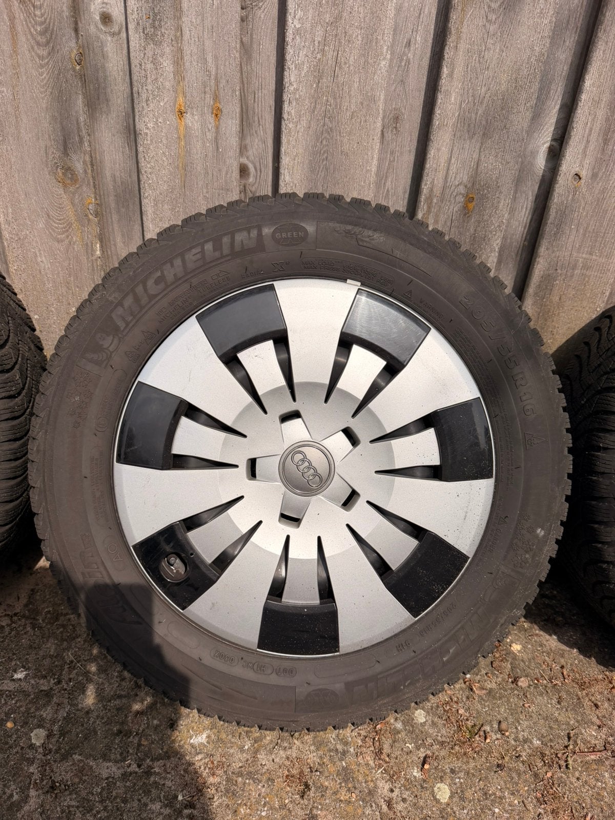 Winterbanden van Michelin Alpin A4, stalen velg, Auto-onderdelen, Banden en Velgen, Ophalen, 16 inch, Banden en Velgen, 205 mm