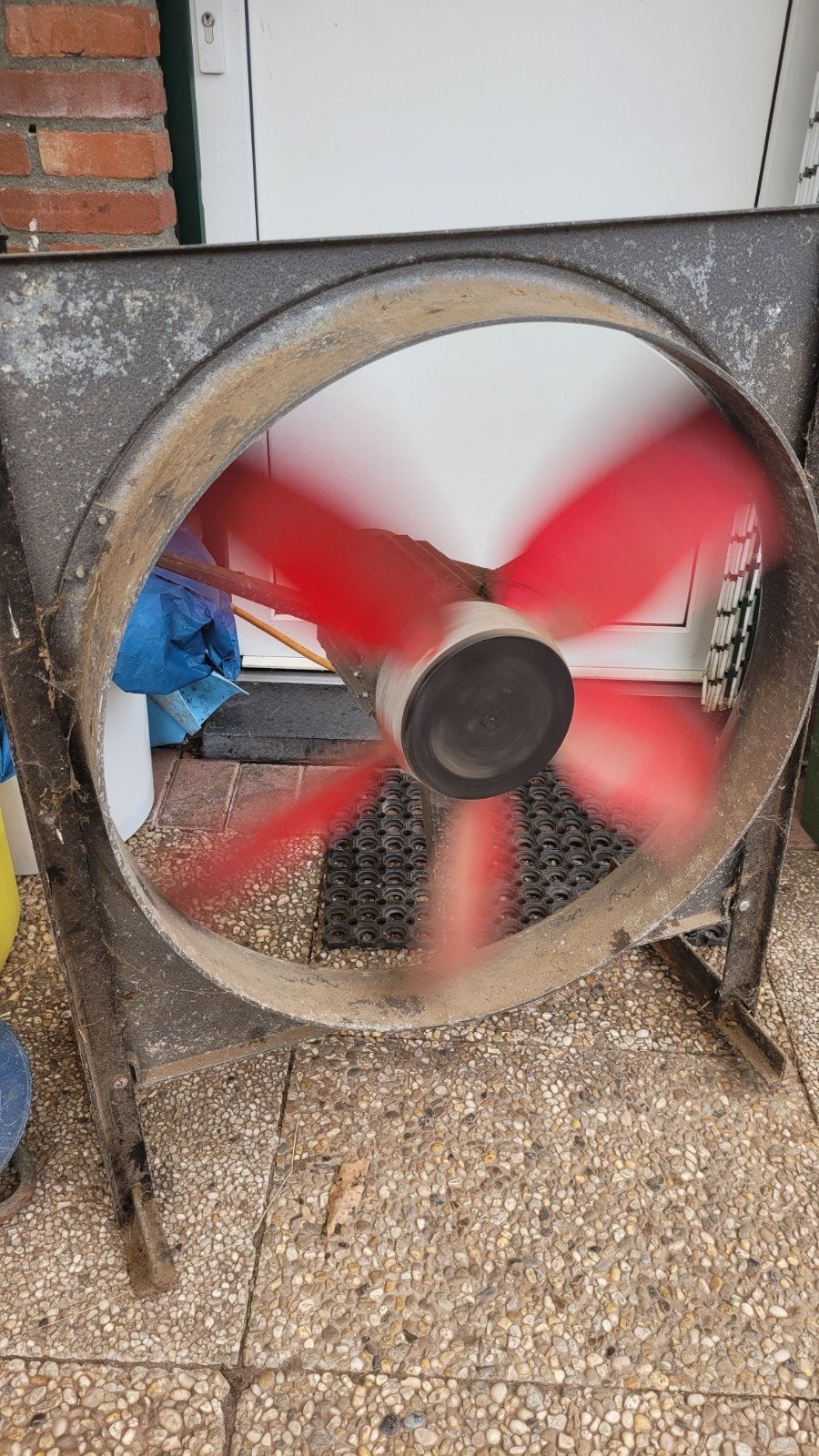 Multifan 6E63 Industriële Ventilator - uit kippenstal, Witgoed en Apparatuur, Ventilatoren, Ophalen, Gebruikt, Vloerventilator