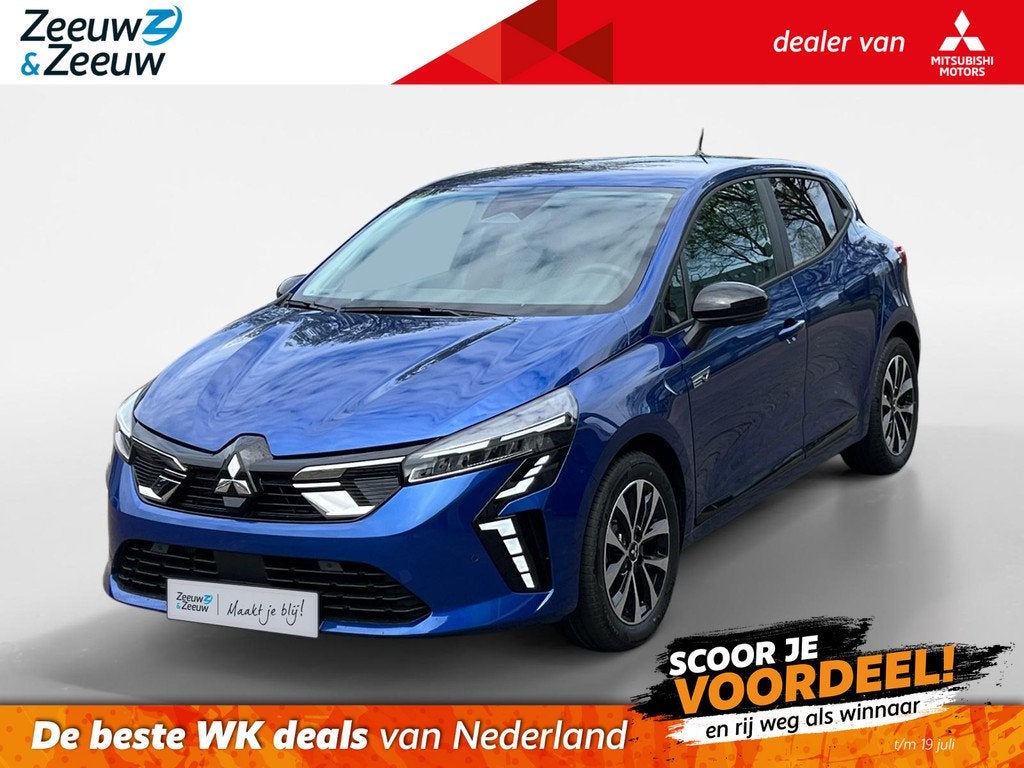 Mitsubishi Colt 1.6 HEV Intense | 4.000 EURO KORTING | NIEUW, Auto's, Stof, Met garantie (alle), Blauw, Colt