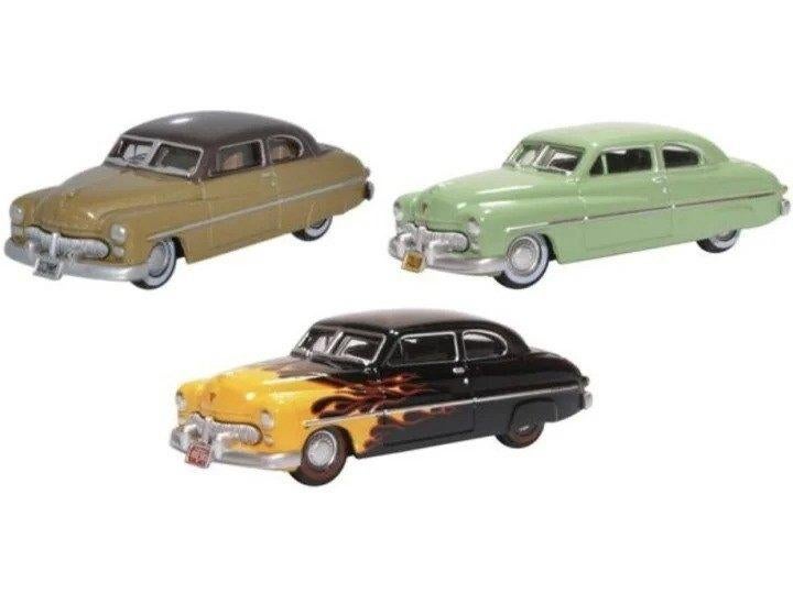 Mercury 1949 70th ANNIVERSARY - 3 CAR SET, Ophalen of Verzenden, Nieuw, Auto, Overige merken