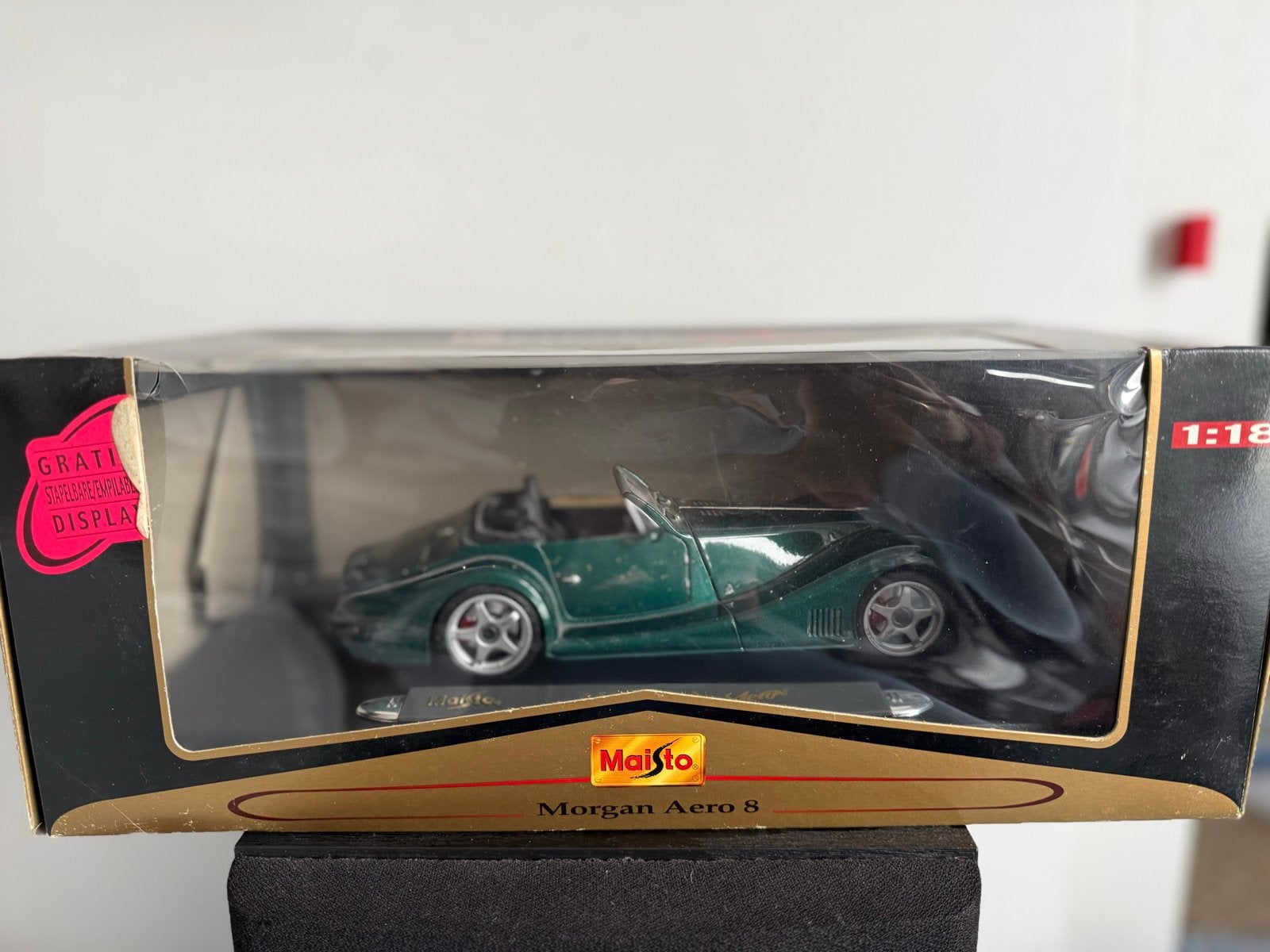 Morgan Aero 8 Schaal 1/18 Maisto - Perfecte Staat, Ophalen of Verzenden, Zo goed als nieuw, Auto, Maisto