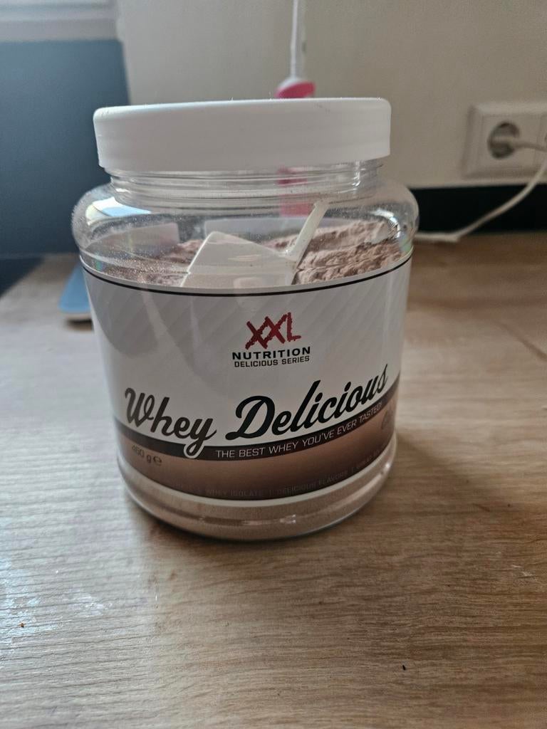 XXL Nutrition Whey Delicious Eiwitpoeder Chocolade, Ophalen, Zo goed als nieuw, Overige typen