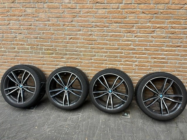 BMW Zomerwielset 19” M Dubbelspaak 791M, Auto-onderdelen, Banden en Velgen, Gebruikt, 255 mm, Banden en Velgen, Personenwagen