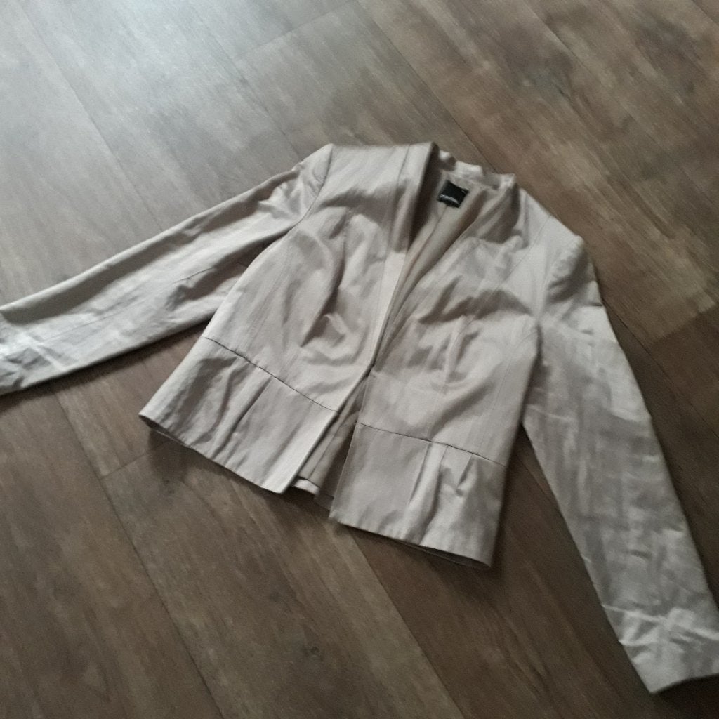 Promiss blazer jasje mt. L, Promiss, Beige, Maat 42/44 (L), Ophalen of Verzenden