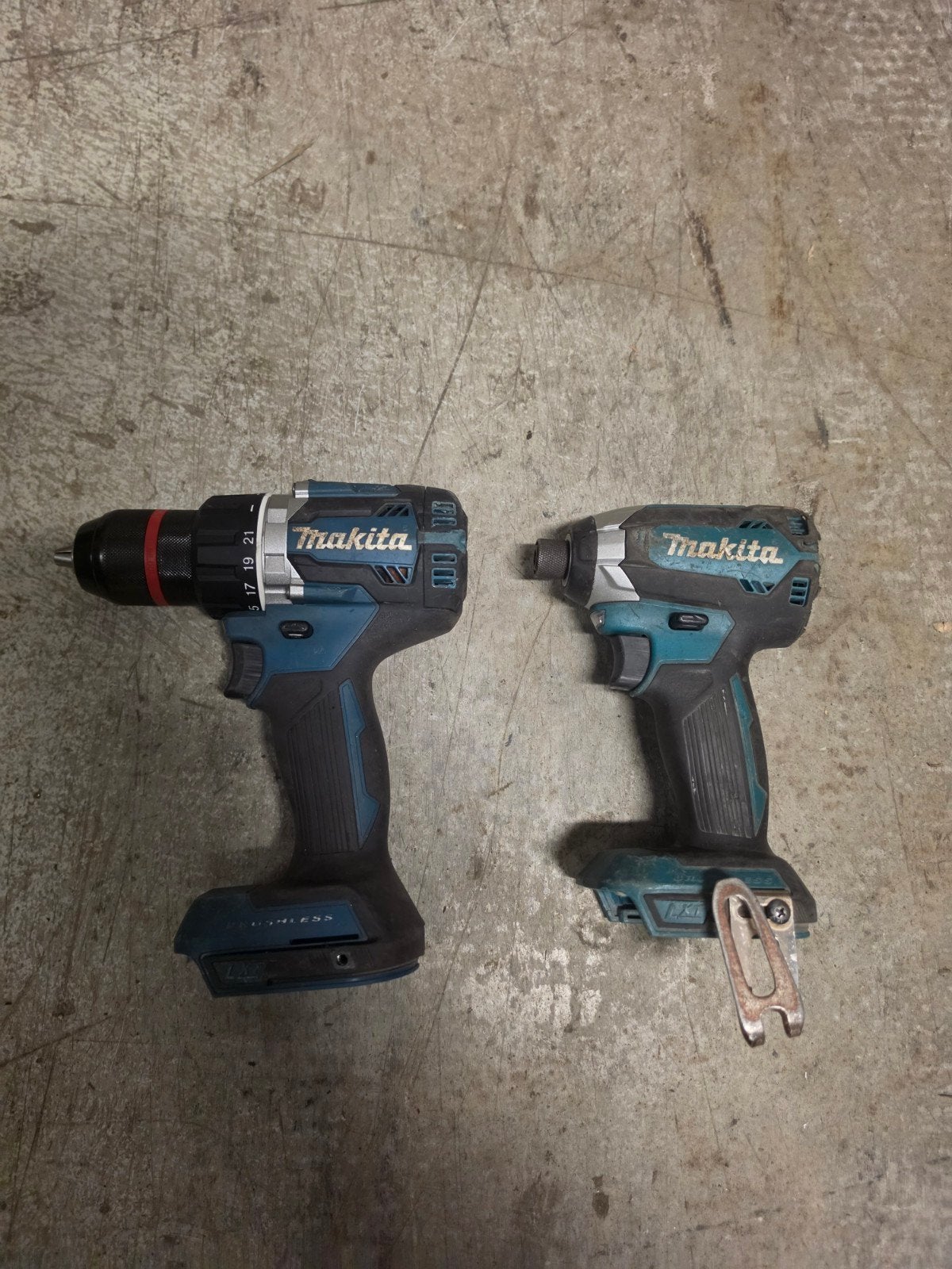 Makita combiset DDF484 en DTD153, Ophalen of Verzenden, Gebruikt, Boor- en Schroefmachine