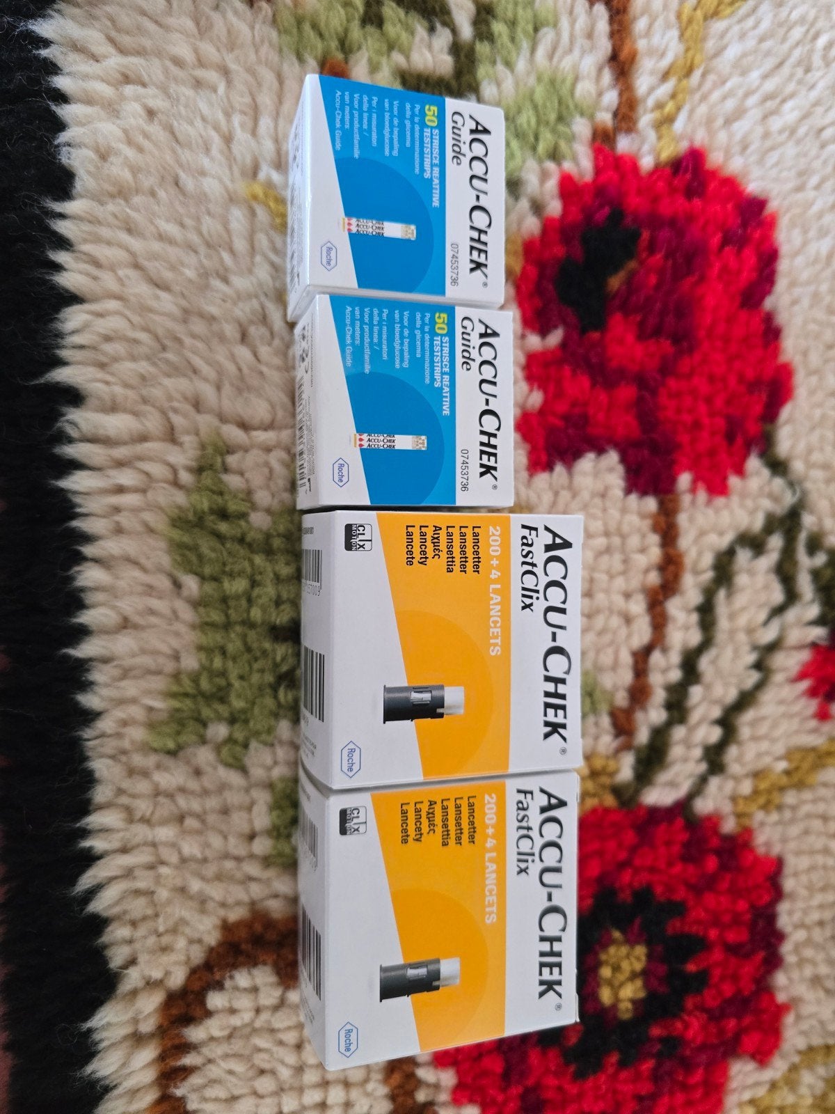 Accu-Chek FastClix lancetten en Guide teststrips, Ophalen of Verzenden, Nieuw