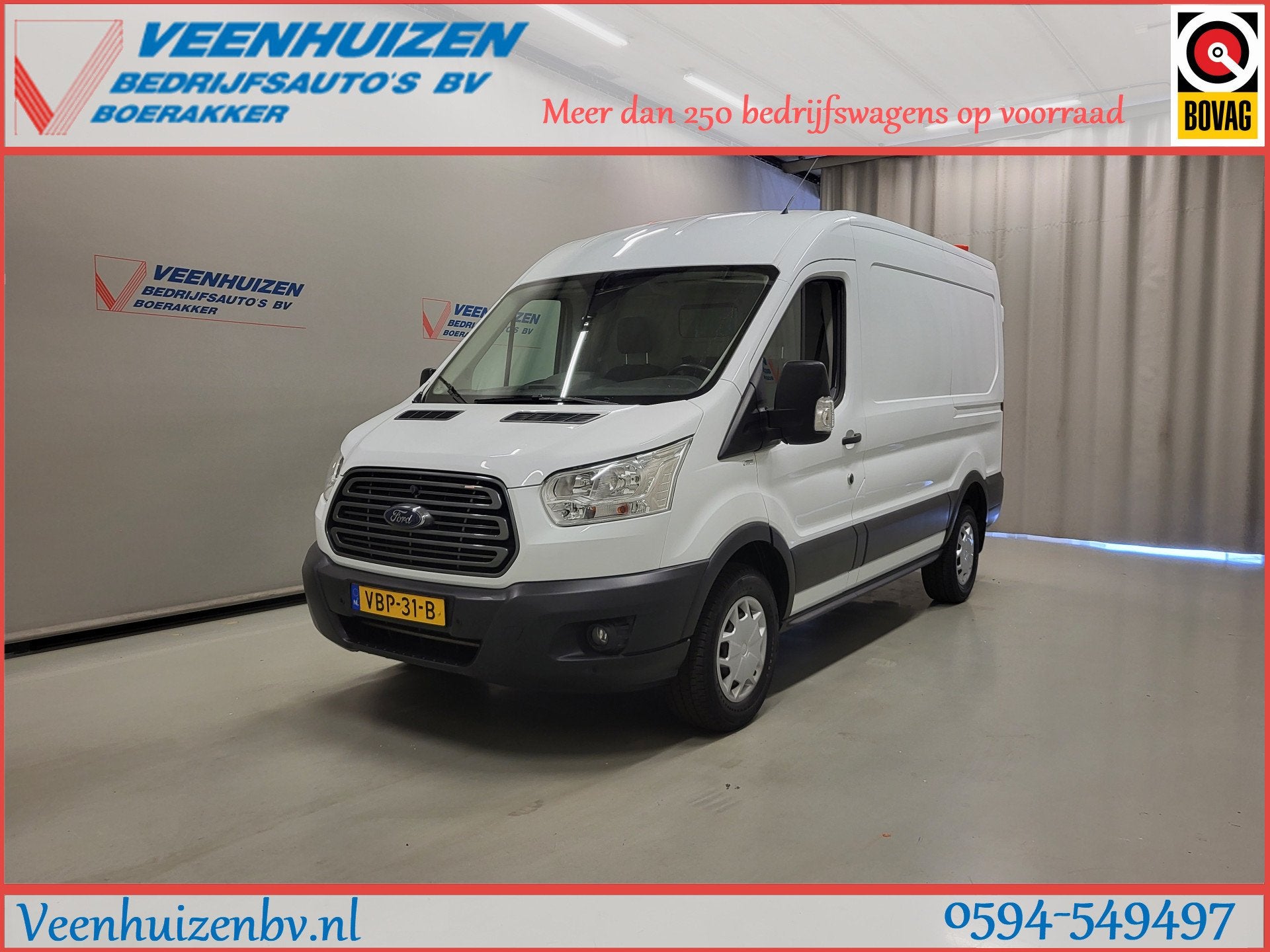 Ford Transit 2.0TDCI L2/H2 2800kg Trekgewicht Euro 6!, Achterwielaandrijving, Euro 6, 4 cilinders, 2800 kg