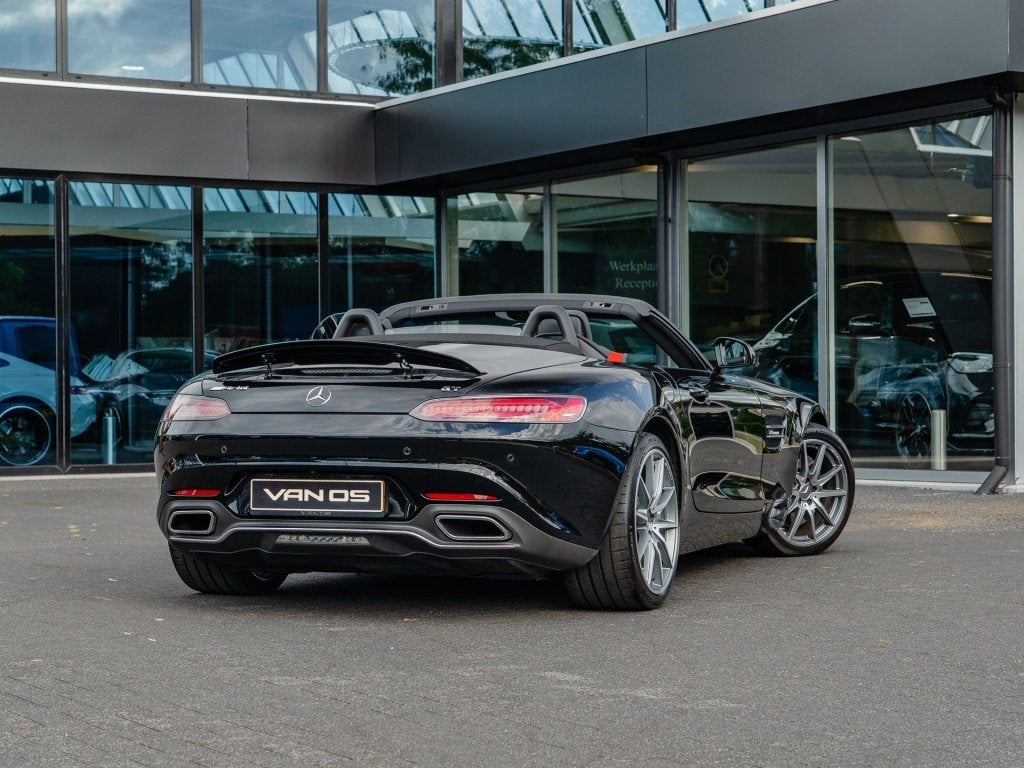 Mercedes-Benz AMG GT Roadster | Airscarf | Burmester | Memor, Automaat, 8 cilinders, Cabriolet, Zwart