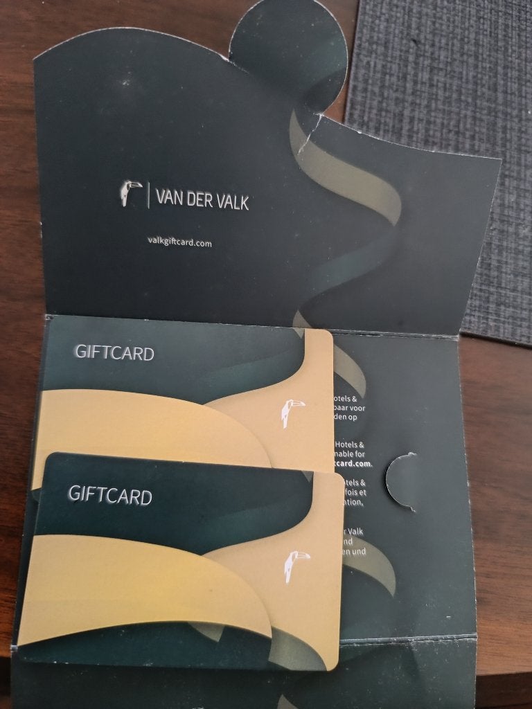 Giftcard voor Van der Valk 250 euro, Eén persoon, Cadeaubon, Overige typen