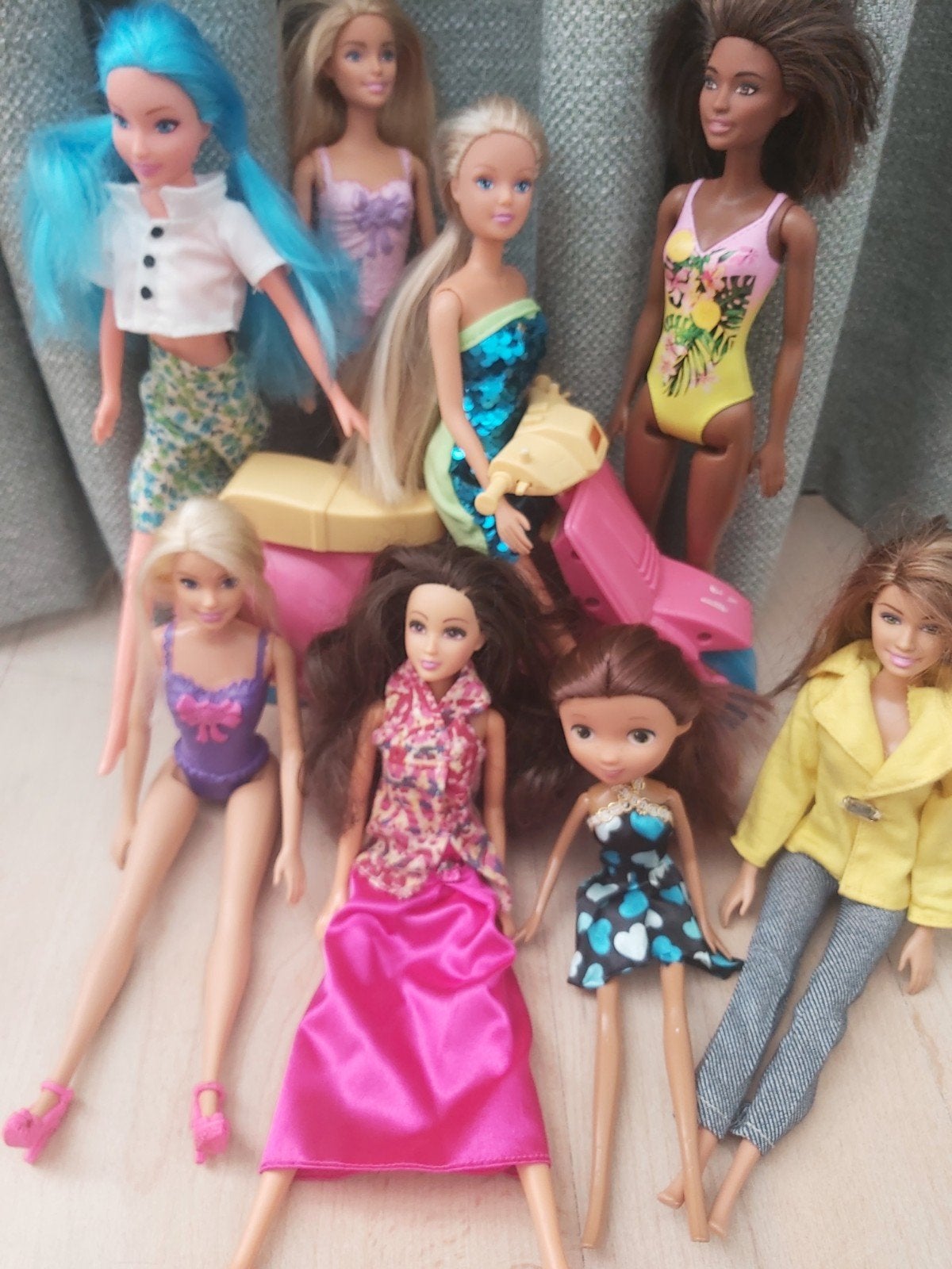 Grote collectie Barbie- en modepoppen met accessoires, Kinderen en Baby's, Ophalen