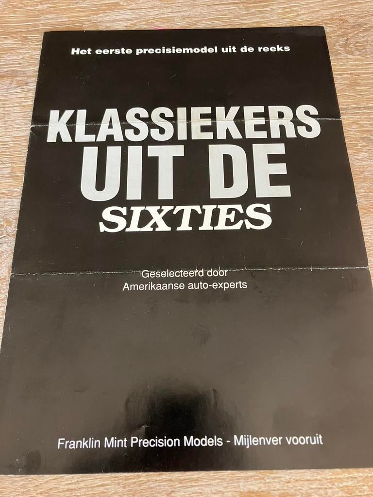 Folder Klassiekers uit de sixties (eerste), Ophalen of Verzenden, Gebruikt, Auto's