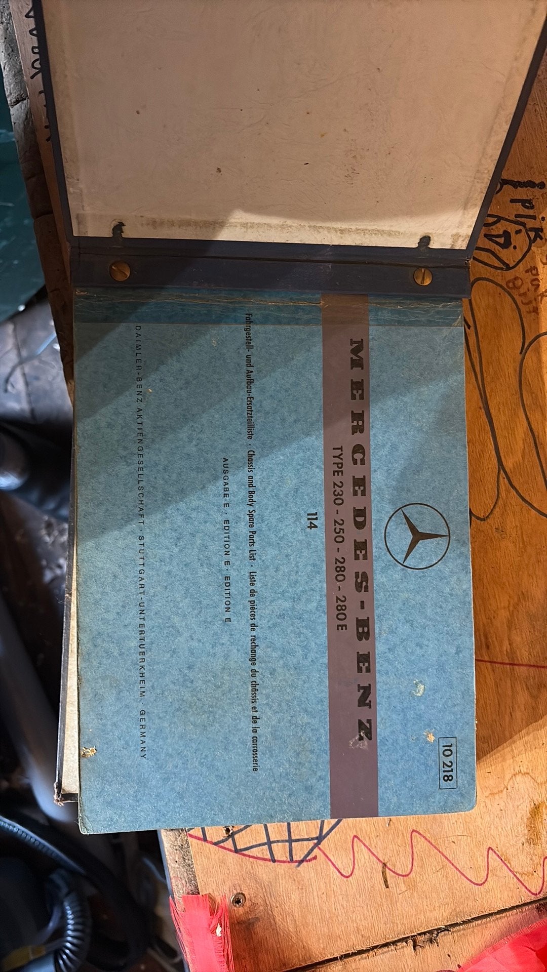 Werkplaatboek Mercedes type 230-250-280-280e, Ophalen