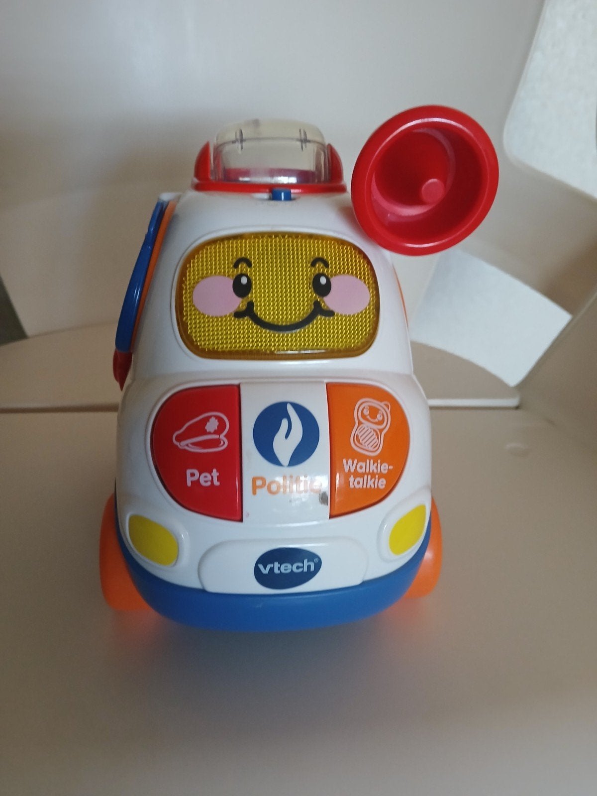 Vtech toet toet Piet Politie Auto Groot met geluid en licht., Kinderen en Baby's, Speelgoed | Vtech, Ophalen of Verzenden, Zo goed als nieuw