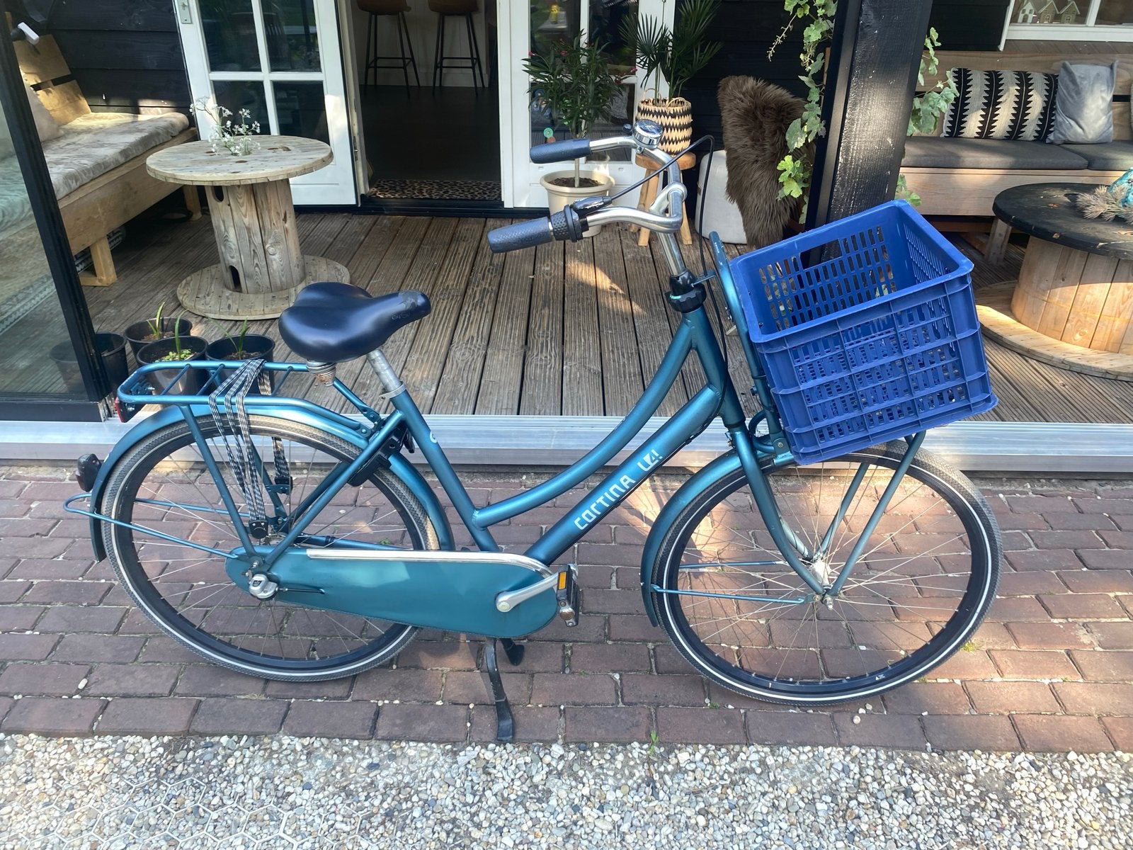Cortina U4 Transportfiets Dames meiden frame 50 28 inch, Overige merken, Velgrem, Versnellingen, Ophalen of Verzenden