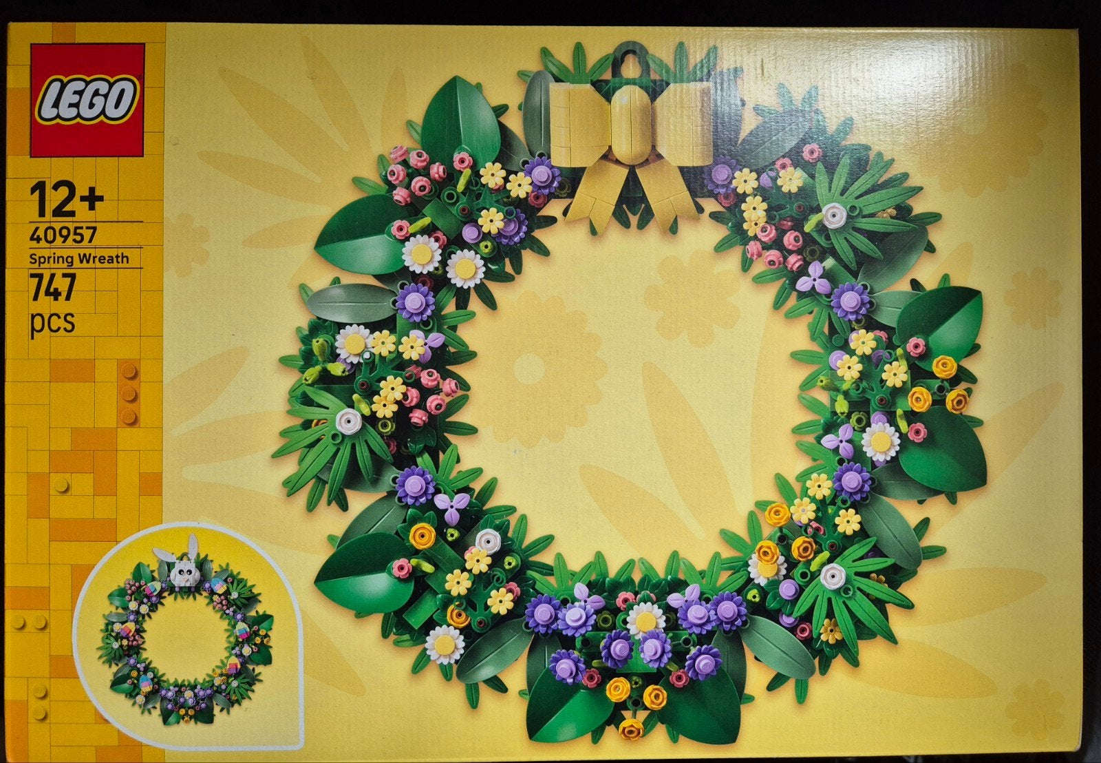 LEGO 40957 paaskrans lentekrans pasen feestdag Spring Wreath, Overige thema's, Lego, Nieuw, Ophalen of Verzenden