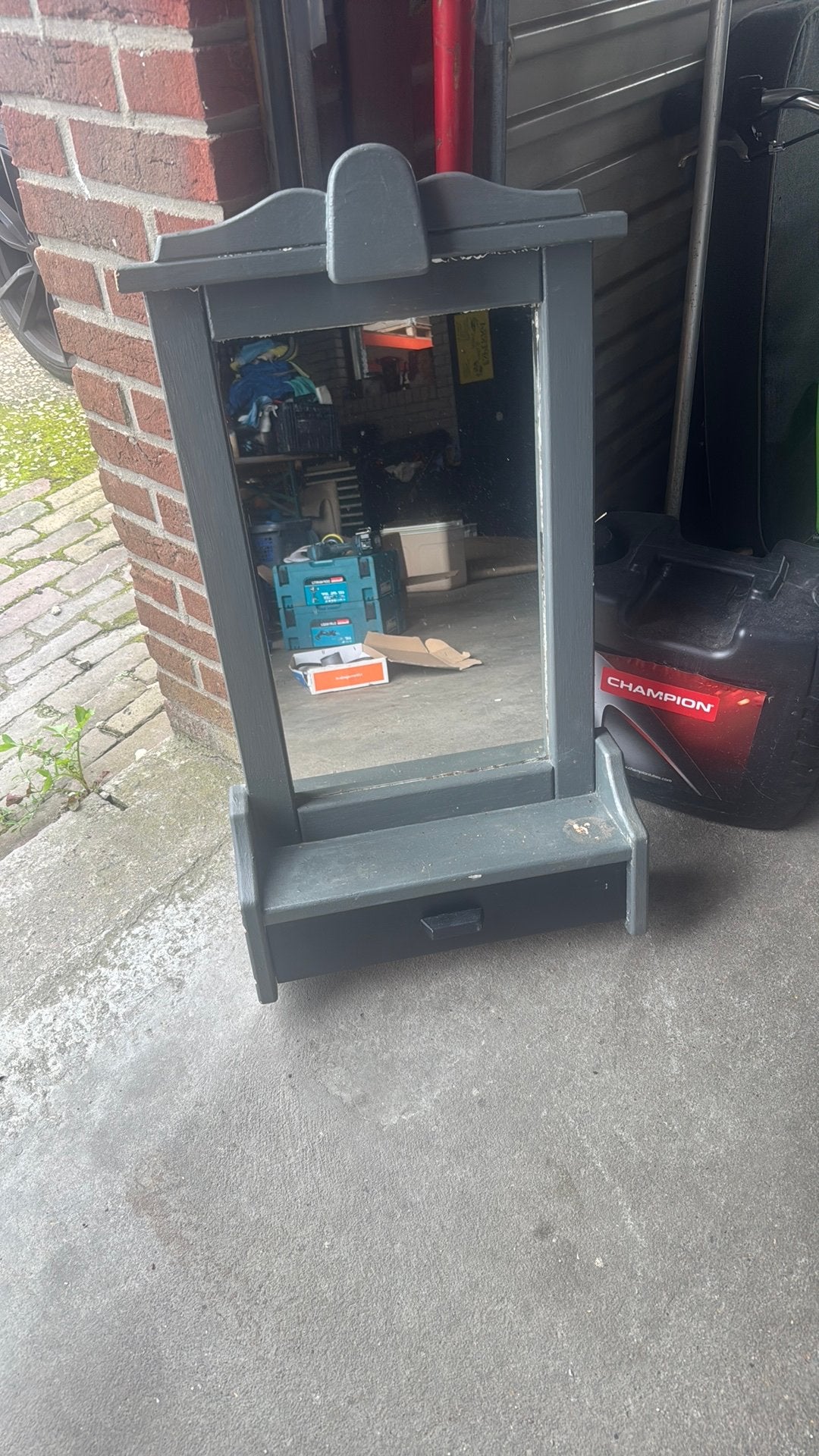 Brocante make up kammen kastje, Huis en Inrichting, Ophalen, Gebruikt