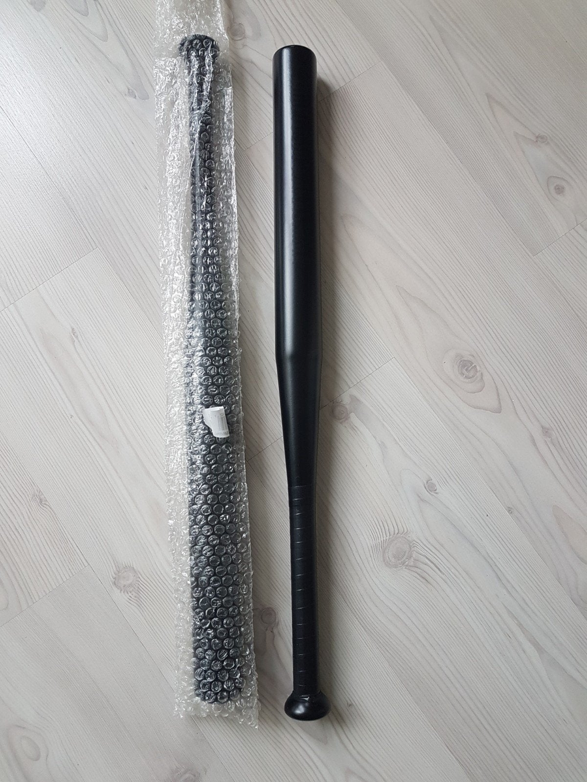 Ijzeren honkbal knuppel mat zwart, Ophalen of Verzenden, Nieuw