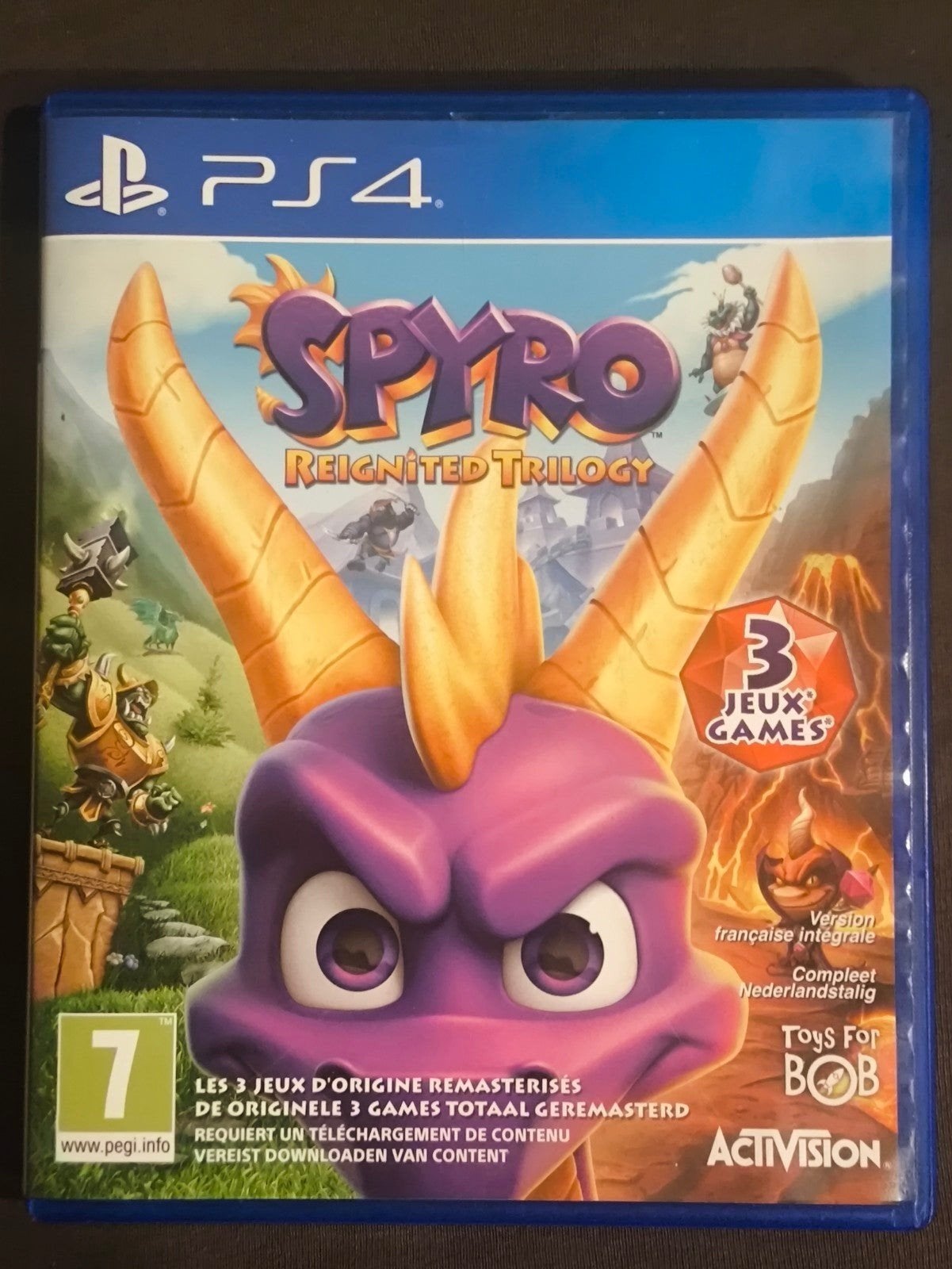 Spyro Reignited Trilogy PS4 Game, Spelcomputers en Games, Ophalen, 1 speler, Refurbished, Platform