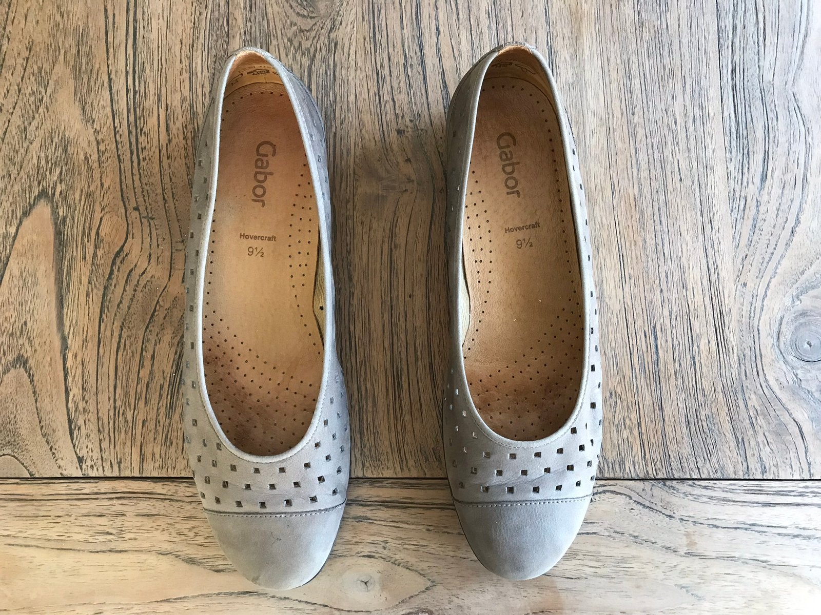 Gabor damesschoen maat 9,5 (44), Kleding | Dames, Schoenen, Beige, Zo goed als nieuw, Ballerina's, Ophalen of Verzenden