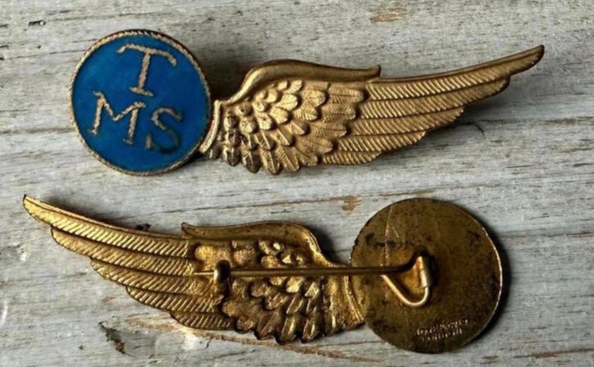 Marine MLD Brevet Telegrafist - Mecano Schutter, Verzamelen, Verzenden, Marine, Nederland, Embleem of Badge