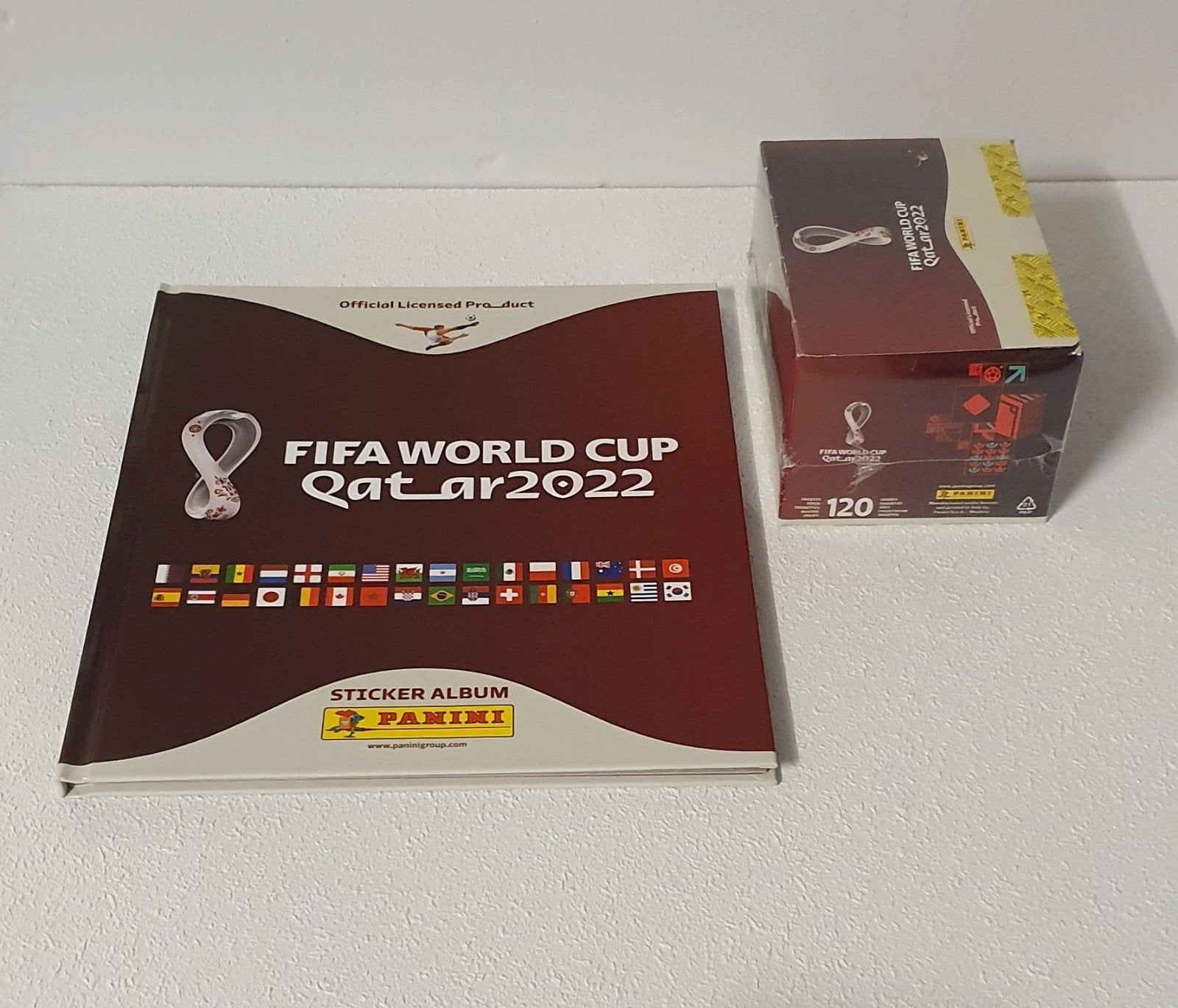 Panini World Cup 2022 - Zeldzame Noorse, hardcover en box, Ophalen of Verzenden, Zo goed als nieuw, Buitenlandse clubs, Poster, Plaatje of Sticker