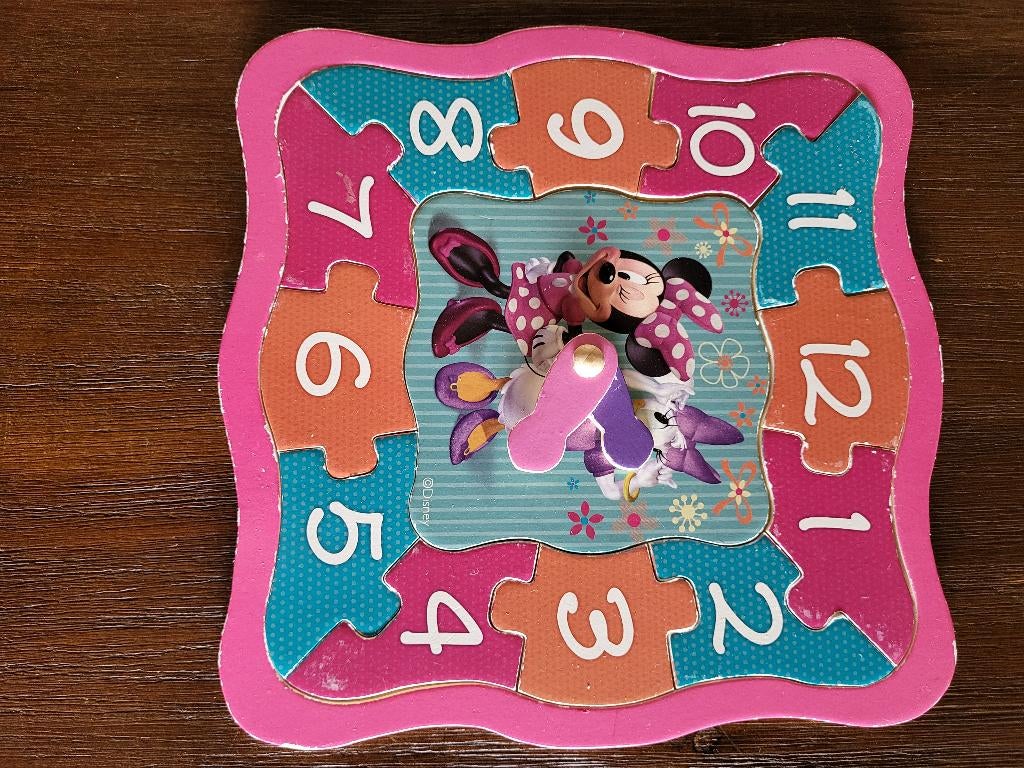 Puzzel klok. Disney, Ophalen of Verzenden, Minder dan 500 stukjes, Gebruikt, Legpuzzel