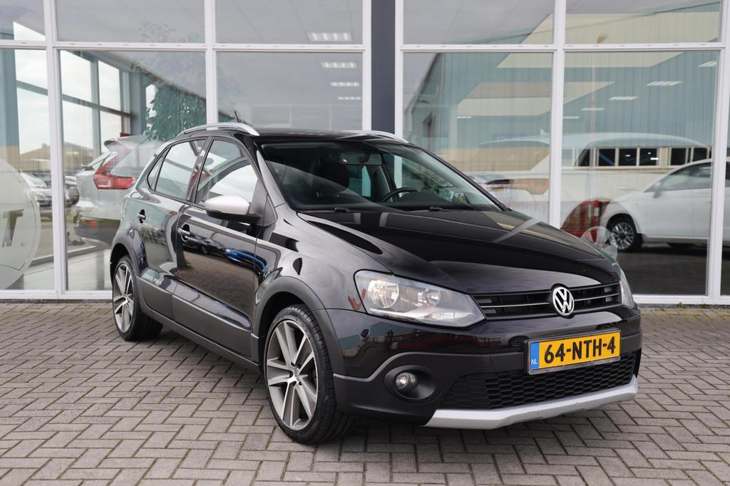 Volkswagen Polo 1.2 TSI Cross|Automaat|Cruise control|Airco|, Auto's, Volkswagen, Euro 5, Zwart, Origineel Nederlands, 1076 kg
