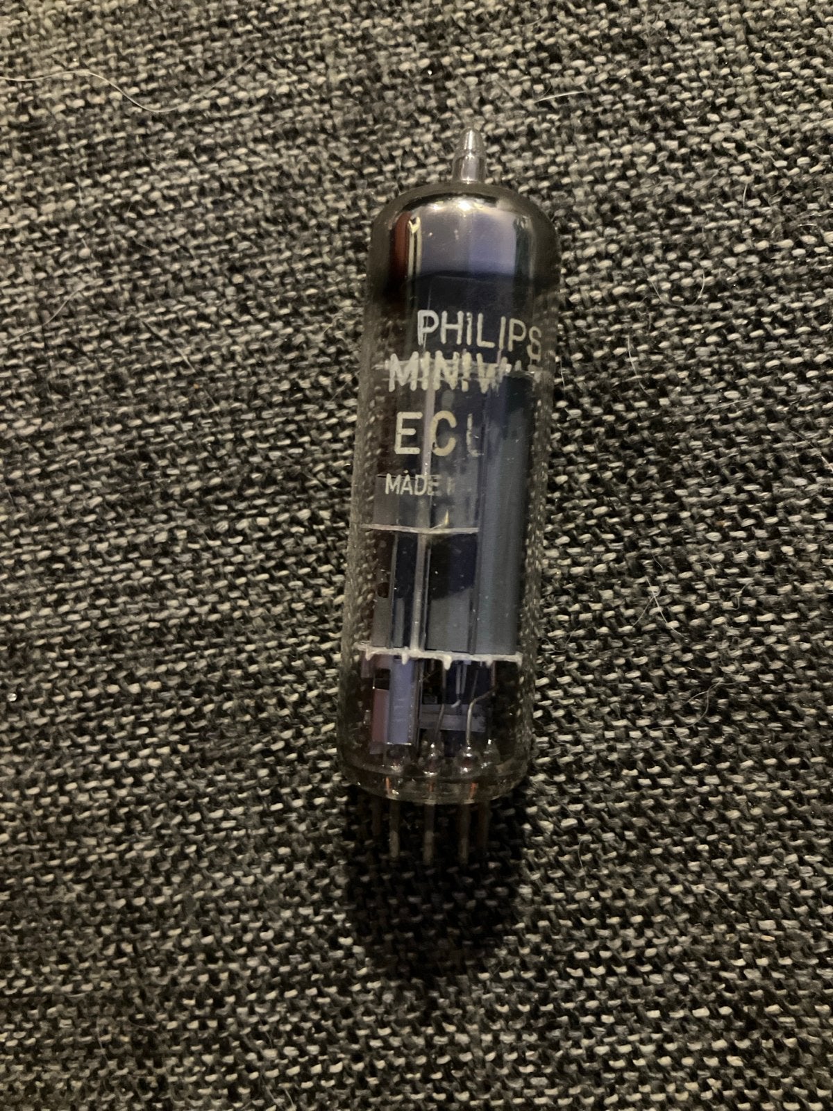 Philips Miniwatt ECH81 buis - Vintage radiobuis, Ophalen of Verzenden, Gebruikt