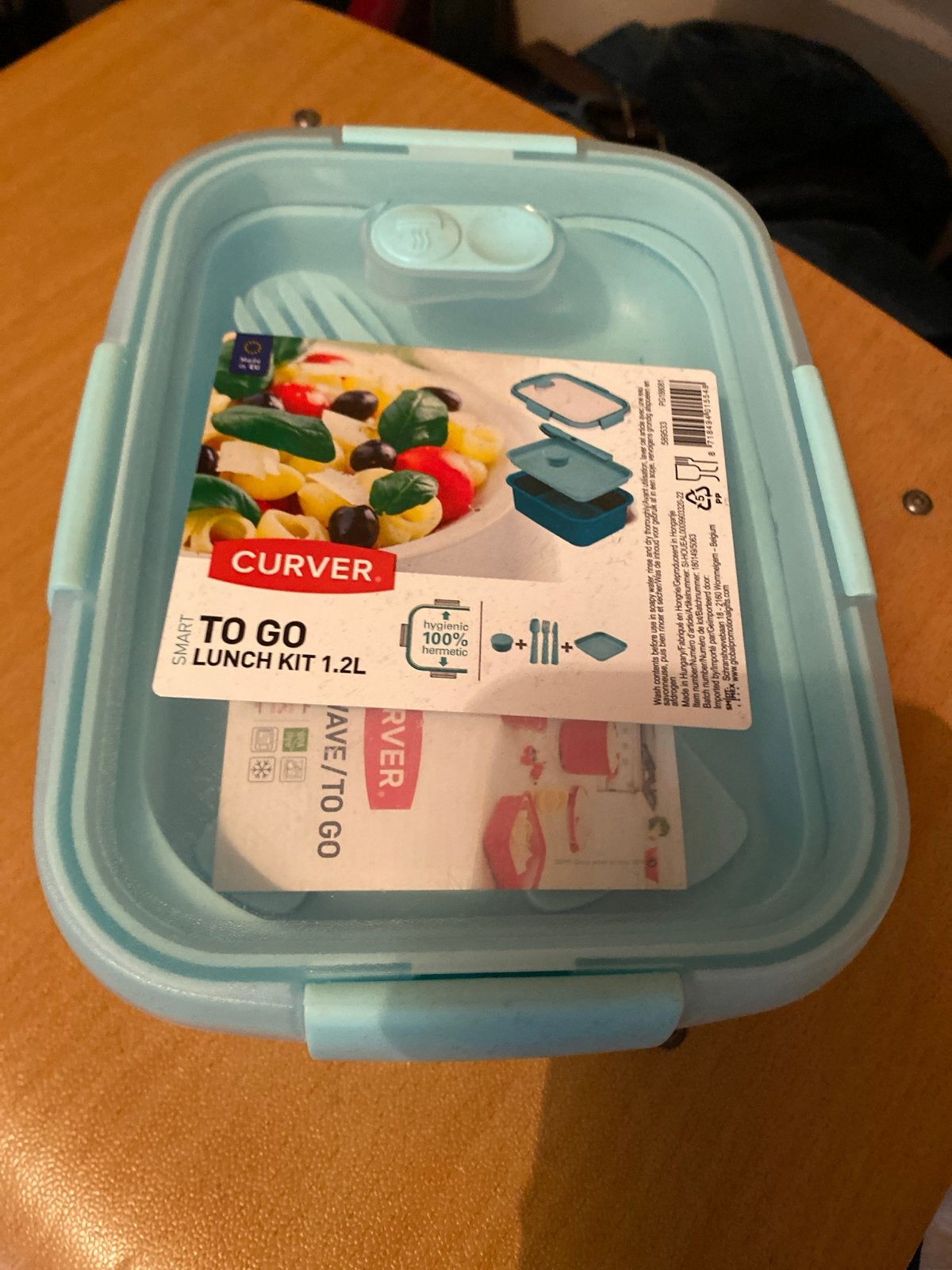 Nieuwe Curver Smart To Go Lunch Kit 1.2L - Broodtrommel, Blauw, Kunststof, Nieuw, Ophalen of Verzenden