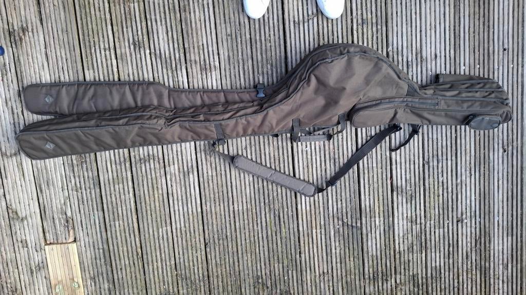 Nash 2+1 Rod Skins 12ft Foudraal, Watersport en Boten, Hengelsport | Karpervissen, Ophalen of Verzenden, Gebruikt