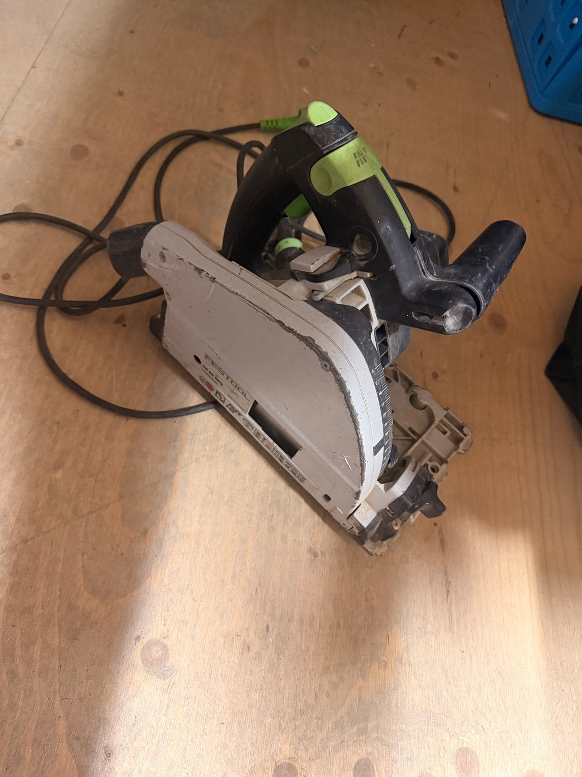Festool TS 55 invalzaag Gebruikt, maar werkt perfect, Gebruikt, Invalzaag, 70 mm of meer, Ophalen of Verzenden