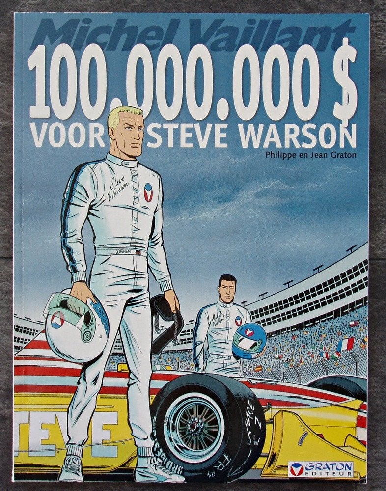 Michel Vaillant - 100.000.000 $ voor Steve Warson - Graton, Verzenden, Kuifje, Zo goed als nieuw, Overige typen