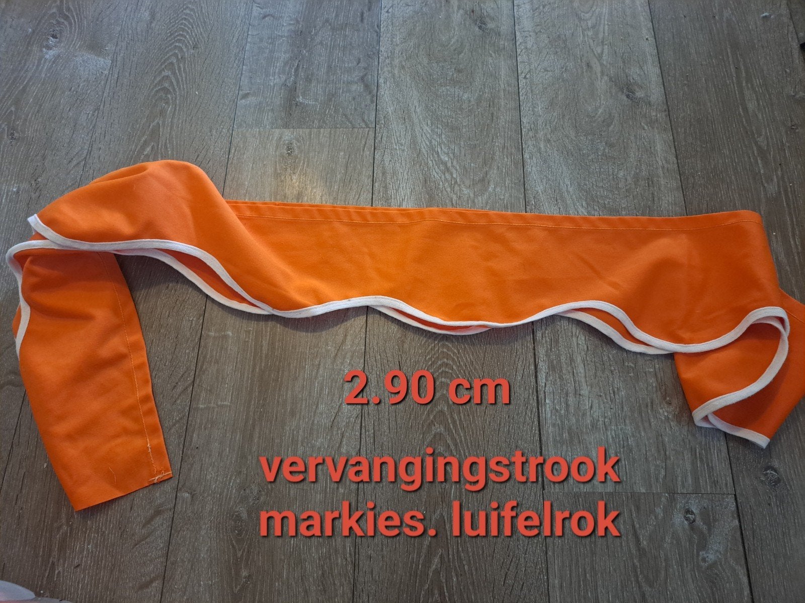 Oranje vervangingstrook/markies, Ophalen of Verzenden, Oranje of Koningsdag