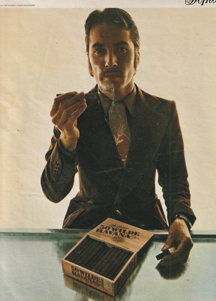 Retro reclame 1974 Hofnar sigaren Wilde Havana, Verzenden, Overige typen