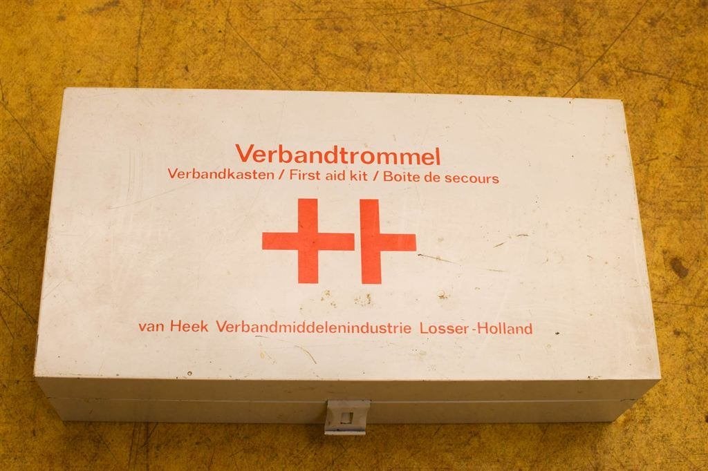 Metalen verbandtrommel 49872, Minder dan 50 cm, Gebruikt, 50 tot 100 cm, Ophalen of Verzenden