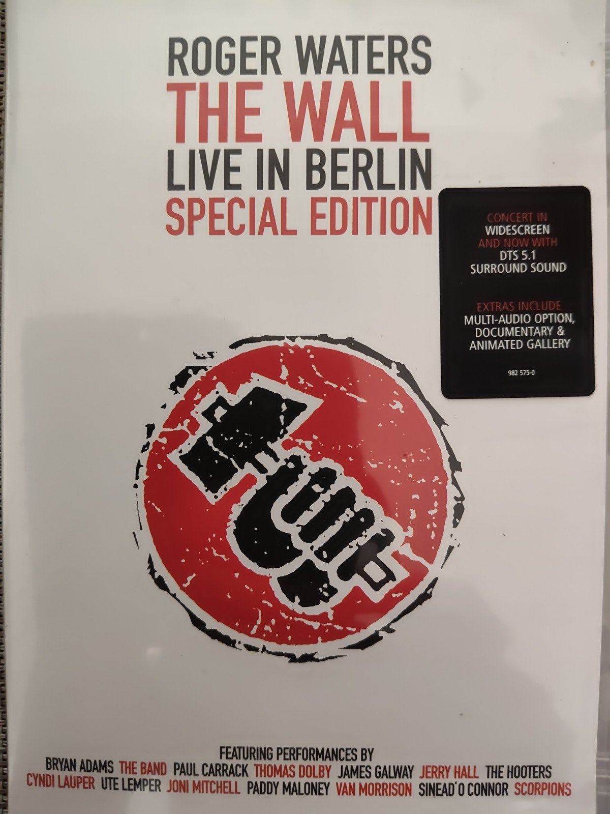 Roger Waters - The Wall Live in Berlin Special Edition DVD, Engels, Alle leeftijden, Ophalen of Verzenden, Zo goed als nieuw