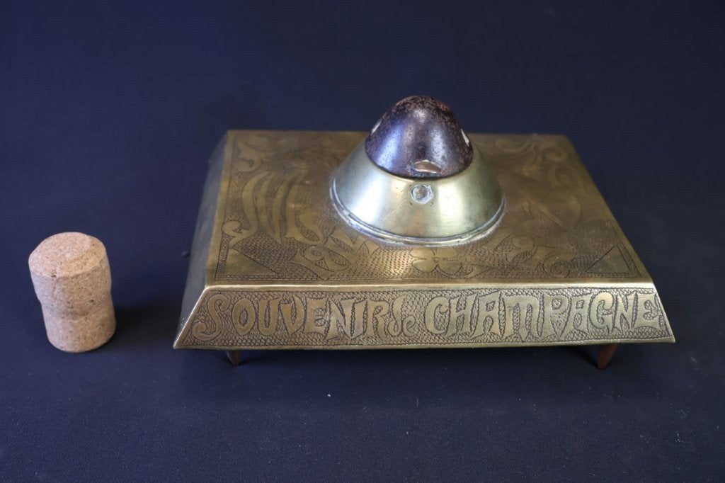 WO1 Trench-art inktpot, Verzamelen, Ophalen of Verzenden, Landmacht, Nederland