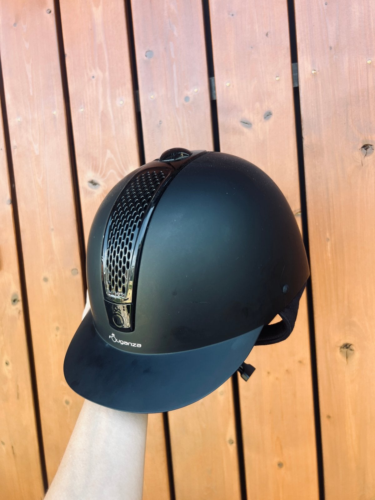 Fouganza cap voor paarden rijden C700 56 cm, Dieren en Toebehoren, Paarden en Pony's | Overige Paardenspullen, Ophalen of Verzenden