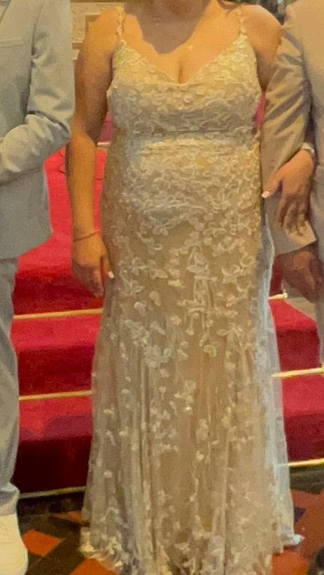 Mooie en elegante jurk, Ophalen, Galajurk, Meerkleurig, Maat 46/48 (XL) of groter